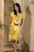 Load image into Gallery viewer, Women's Nightdress-M&Ms (Size S.M.L.Xl)-Yellow