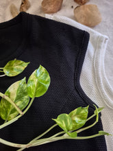 Load image into Gallery viewer, Asymmetrical Popcorn Cotton Dress-Black (Sizes:S.M.L.XL)