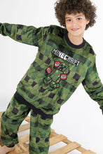 Load image into Gallery viewer, Boys' Minecraft Fleece Pyjamas (Size 14)