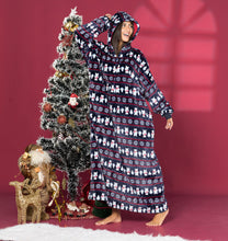 Load image into Gallery viewer, Snuddie Blanket- LONG- Christmas- One Size-BLACK FRIDAY OFFER
