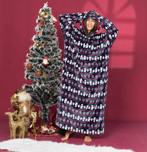 Load image into Gallery viewer, Snuddie Blanket- LONG- Christmas- One Size-BLACK FRIDAY OFFER