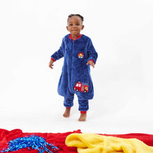 Load image into Gallery viewer, Sleeping Bag- Firetruck (Sizes 12m) BLACK FRIDAY OFFER!!