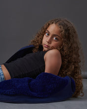 Load image into Gallery viewer, Jacket-Navy with NAVY Fur Lining-(Sizes 7-14 yrs)