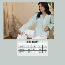 Load image into Gallery viewer, Basic Linen Women's Short Shirt- Mint