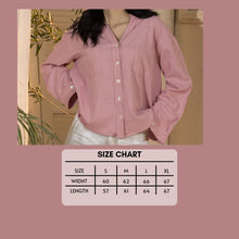 Load image into Gallery viewer, Linen Women's Short Shirt - Pink (Size L& Xl)