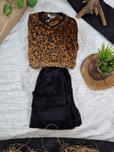 Load image into Gallery viewer, Women's Leopard Fleece Pyjamas (Sizes M-XL)