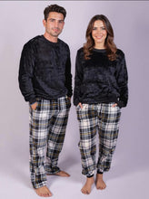 Load image into Gallery viewer, Men's Checked Fleece Pyjamas (Size S-XXL)