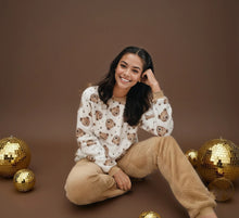 Load image into Gallery viewer, Women's Teddy Bear Fleece Pyjamas (Sizes:S-XL)