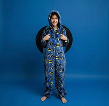 Load image into Gallery viewer, Onesie-Fleece-Batman (Sizes 6-12)