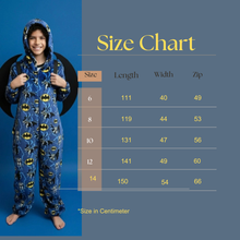 Load image into Gallery viewer, Onesie-Fleece-Batman (Sizes 6-12)