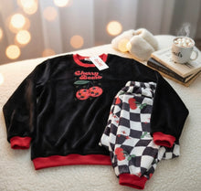 Load image into Gallery viewer, Girl's Cherry Bomb Fleece Pyjamas (Size 7-12 yrs)