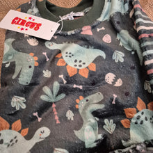 Load image into Gallery viewer, Boy's Dino Fleece Pyjamas (Size:3-7 yrs)