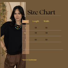 Load image into Gallery viewer, Women's Oversized Basic Tshirt- Black