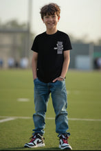 Load image into Gallery viewer, Kid's Oversized TShirts- Black-There Is Never Enough Time