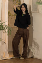 Load image into Gallery viewer, Women's Oversized Basic Tshirt- Black
