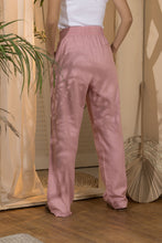 Load image into Gallery viewer, Trousers-Women's Linen Wide Leg Pants-Pink
