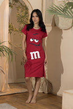 Load image into Gallery viewer, Women's Nightdress - M&amp;Ms (Size: S.M.L.Xl)- Red
