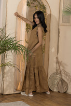 Load image into Gallery viewer, Linen Flowy Dress - Cafe
