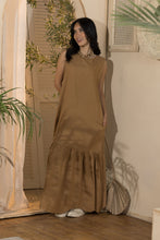 Load image into Gallery viewer, Linen Flowy Dress - Cafe
