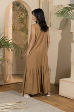 Load image into Gallery viewer, Linen Flowy Dress - Cafe
