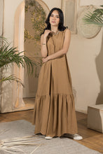 Load image into Gallery viewer, Linen Flowy Dress - Cafe
