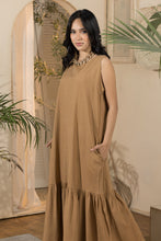 Load image into Gallery viewer, Linen Flowy Dress - Cafe
