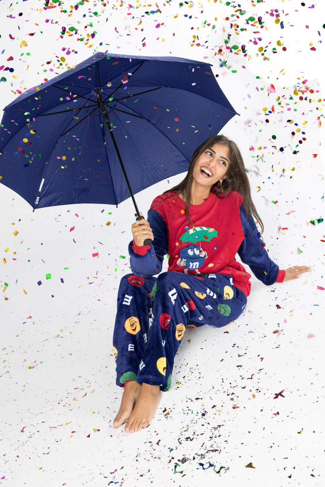 Women's M&Ms Fleece Pyjamas (Sizes XL)-BLACK FRIDAY OFFER