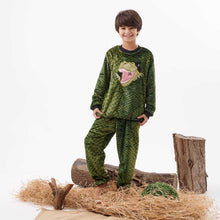 Load image into Gallery viewer, Boy&#39;s Dino Fleece Pyjamas (Size 3 &amp; 4) BLACK FRIDAY OFFER!!! BUNDLE OFFER APPLIES
