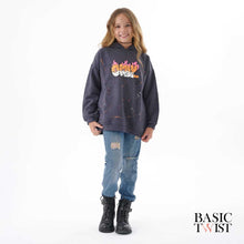 Load image into Gallery viewer, Girls&#39; Graffiti OKAY Hoodie (Sizes 7-12 yrs) BLACK FRIDAY OFFER!! BUNDLE OFFER APPLIES
