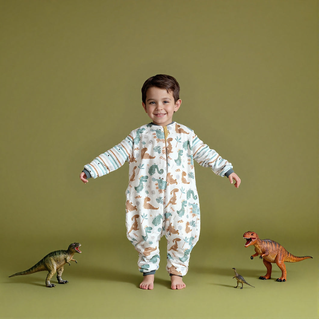 Baby Boy's Dino Fleece Sleeping Bag (Size12m-6yrs)