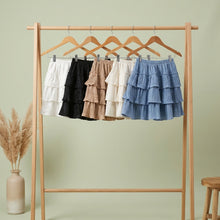 Load image into Gallery viewer, Ruffle Skirt-White-Cotton Broderie Anglaise
