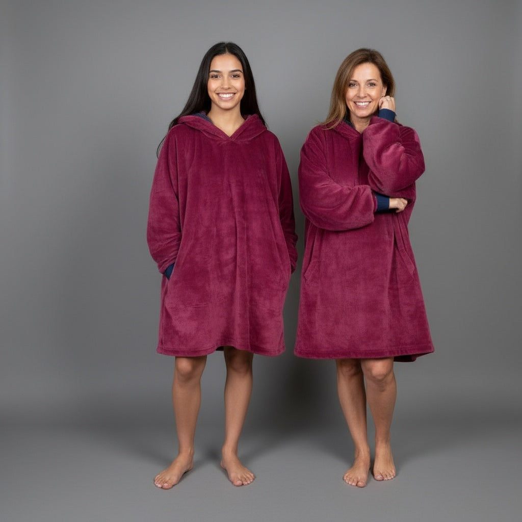 SNUDDIE-Plain Burgundy-One Size-UNISEX