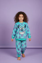 Load image into Gallery viewer, Girl&#39;s Monsters Fleece Pyjamas (Size:3-6 yrs)
