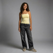 Load image into Gallery viewer, Tube Top-Butter Yellow
