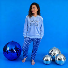 Load image into Gallery viewer, Women&#39;s Bow Fleece Pyjamas-Dreams Do Come True (Sizes:S-XL)
