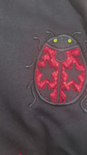 Load and play video in Gallery viewer, Hoodie- EMBROIDERED-Lucky Charm-Black
