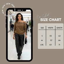 Load image into Gallery viewer, Women's Off Shoulder-Ring Accessory- Brown
