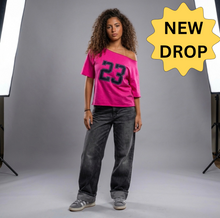 Load image into Gallery viewer, Cotton TShirt-Number 23-Fushia
