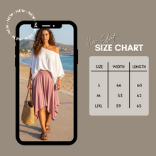 Load image into Gallery viewer, Asymmetrical Skirt-Cashmere Pink
