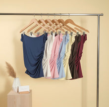 Load image into Gallery viewer, Basic Top-Off Shoulder-Brown
