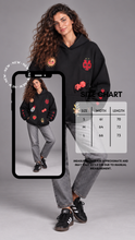 Load image into Gallery viewer, Hoodie- EMBROIDERED-Lucky Charm-Black
