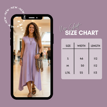 Load image into Gallery viewer, Asymmetrical Dress-Lilac
