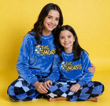 Load image into Gallery viewer, Girl&#39;s Smurfs Fleece Pyjamas (Sizes 3-12 yrs)
