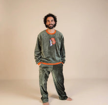 Load image into Gallery viewer, Men&#39;s &#39;I&#39;m So Happy&quot; Fleece Pyjamas (Size S-XL)
