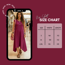 Load image into Gallery viewer, Asymmetrical Dress-Berry
