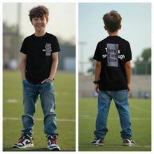 Load image into Gallery viewer, Kid's Oversized TShirts- Black-There Is Never Enough Time
