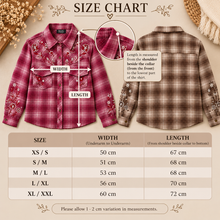 Load image into Gallery viewer, Cowboy Flower Embroidered Shirt-Brown
