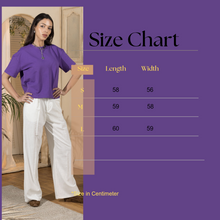 Load image into Gallery viewer, Women's Oversized Basic Tshirt - Royal Purple
