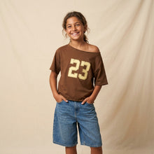 Load image into Gallery viewer, Cotton Tshirt-Number 23-Brown
