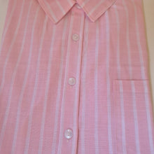 Load image into Gallery viewer, Stripey 100% Crisp Cotton Shirt-Pale Pink
